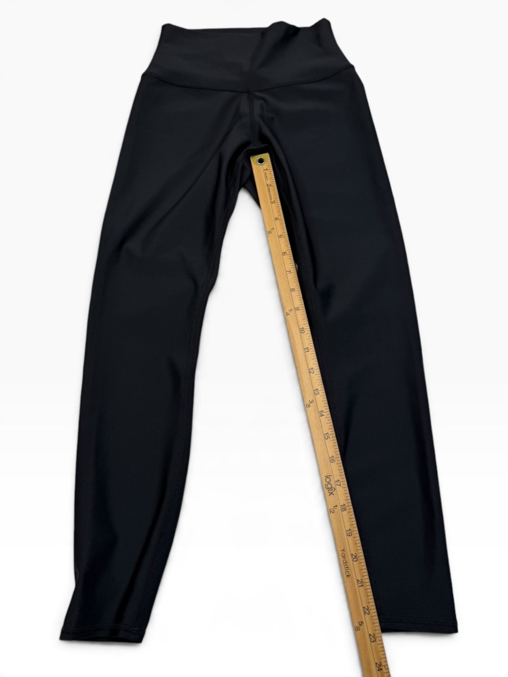 Alo Yoga 7/8 High-Waist Airlift Legging Small Black Sculpting Yoga Preloved - Picture 5 of 7